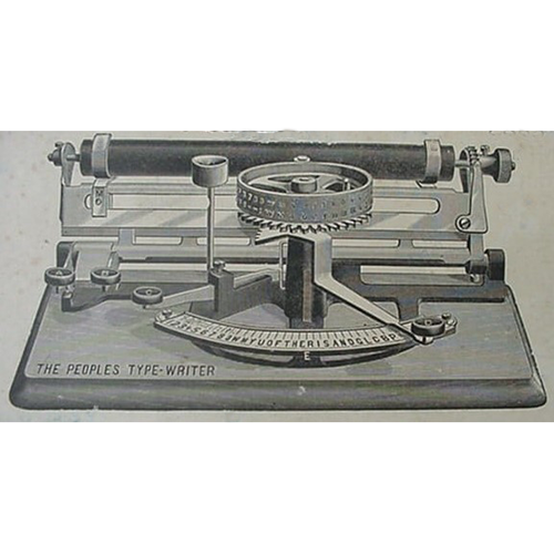 People index typewriter